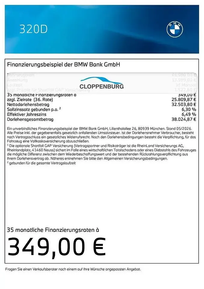 Gebraucht BMW 320 M Sport 190 PS (139 kW) 2025 Alpinweiß uni Limousine