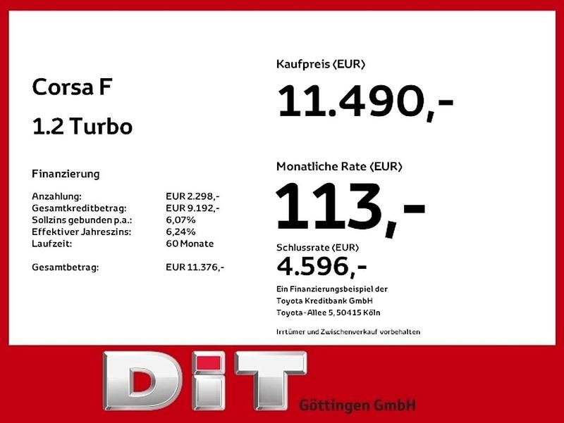 Gebraucht Opel Corsa Edition 101 PS (74 kW) 2023 Schwarz perla nera Kleinwagen