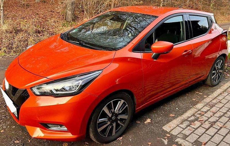 Orange Gebraucht 2018 Nissan Micra N-Connecta Limousine | 8.995 € (Guter Preis) - Bild 1/4