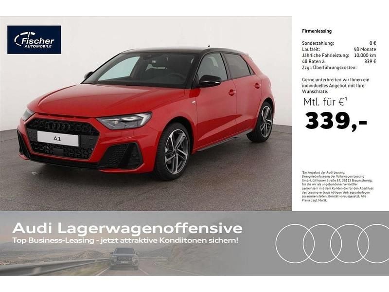 Rot Neu 2025 Audi A1 Sportback S-Line Kleinwagen | 32.980 € (Guter Preis) - Bild 1/4