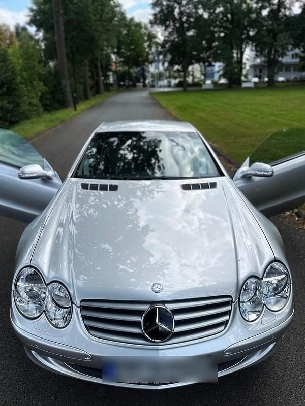 Silber Gebraucht 2002 Mercedes SL500 Cabrio | 20.500 € (Guter Preis) - Bild 1/4