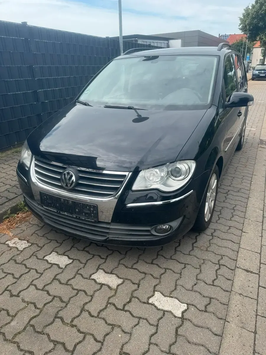 Gebraucht VW Touran 170 PS (125 kW) 2008 Schwarz Van / Kleinbus