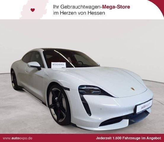 Carraraweißmetallic Gebraucht 2020 Porsche Taycan Turbo Limousine | 72.190 € (Guter Preis) - Bild 1/4