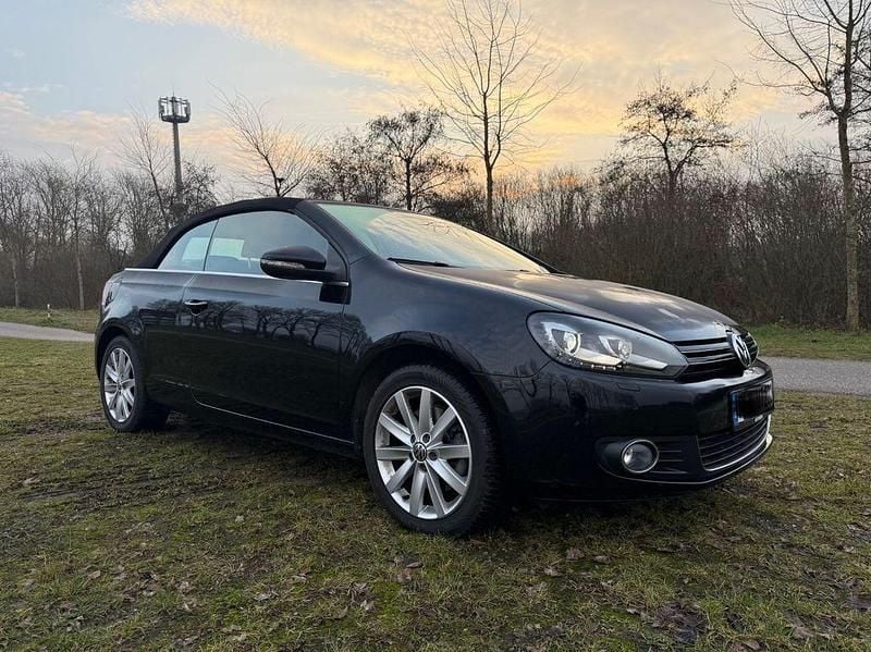 Schwarz Gebraucht 2014 VW Golf Cabriolet Cabrio | 14.890 € (Fairer Preis) - Bild 1/4