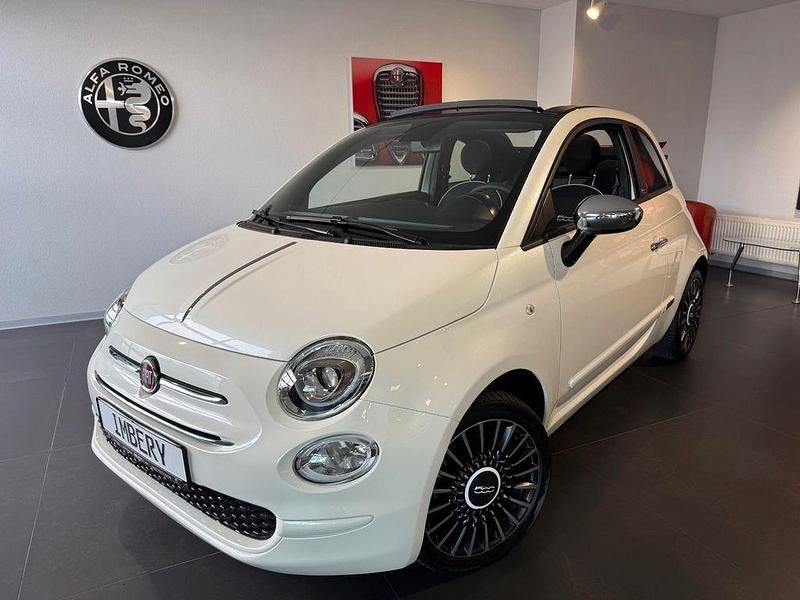 Weiß Gebraucht 2020 Fiat 500 Lounge Cabrio | 15.200 € (Etwas zu teuer) - Bild 1/4