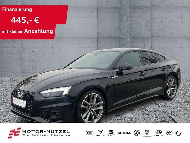 Mythosschwarz metallic Gebraucht 2022 Audi A5 S-Line Limousine | 35.930 € (Fairer Preis) - Bild 1/4