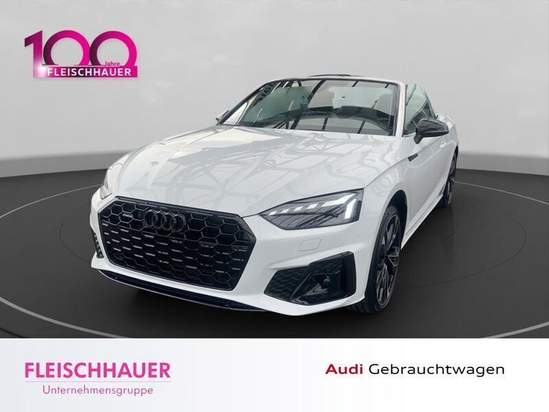 Weiss Gebraucht 2024 Audi A5 Cabriolet S-Line Cabrio | 57.990 € (Etwas zu teuer) - Bild 1/4