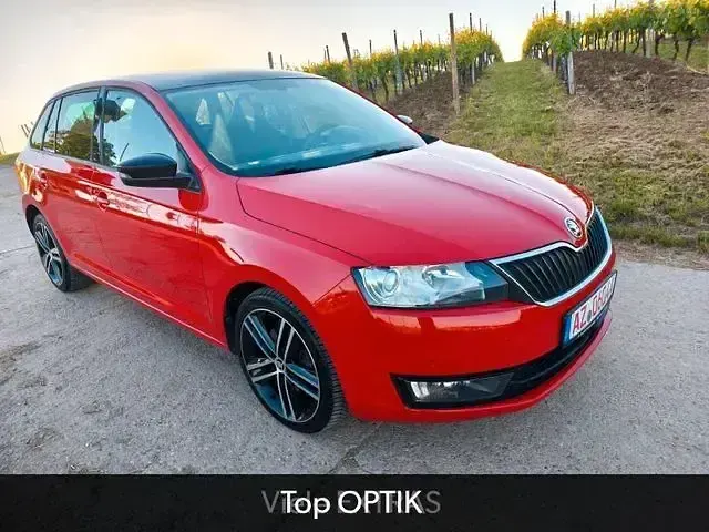 Gebraucht Skoda Rapid Emotion Plus 116 PS (85 kW) 2015 Rot Kleinwagen