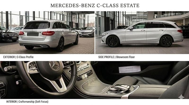 Gebraucht Mercedes C200 184 PS (135 kW) 2018 Silber Kombi