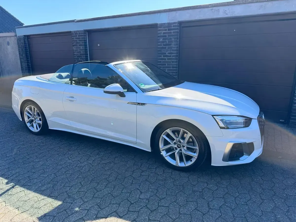 Gebraucht Audi A5 Cabriolet S-Line 150 PS (110 kW) 2021 Weiß Cabrio