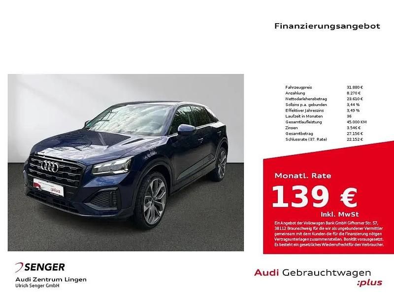 Blau Gebraucht 2024 Audi Q2 Advanced Plus SUV | 31.880 € (Etwas zu teuer) - Bild 1/1