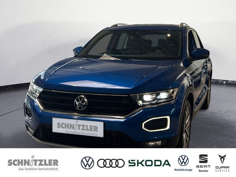 Blau Gebraucht 2022 VW T-Roc Sportline SUV | 23.450 € (Guter Preis) - Bild 1/4