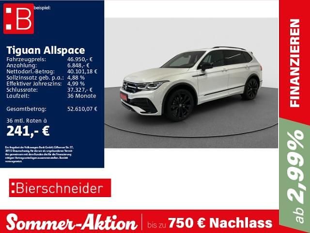 Weiss Gebraucht 2024 VW Tiguan Allspace R-line SUV | 46.950 € (Etwas zu teuer) - Bild 1/3