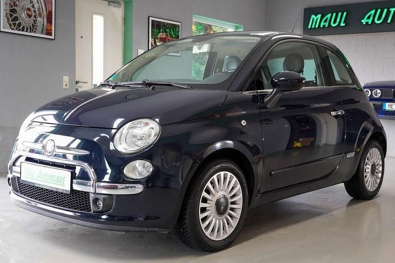 Blau Gebraucht 2009 Fiat 500 Lounge Kleinwagen | 7.490 € (Fairer Preis) - Bild 1/4