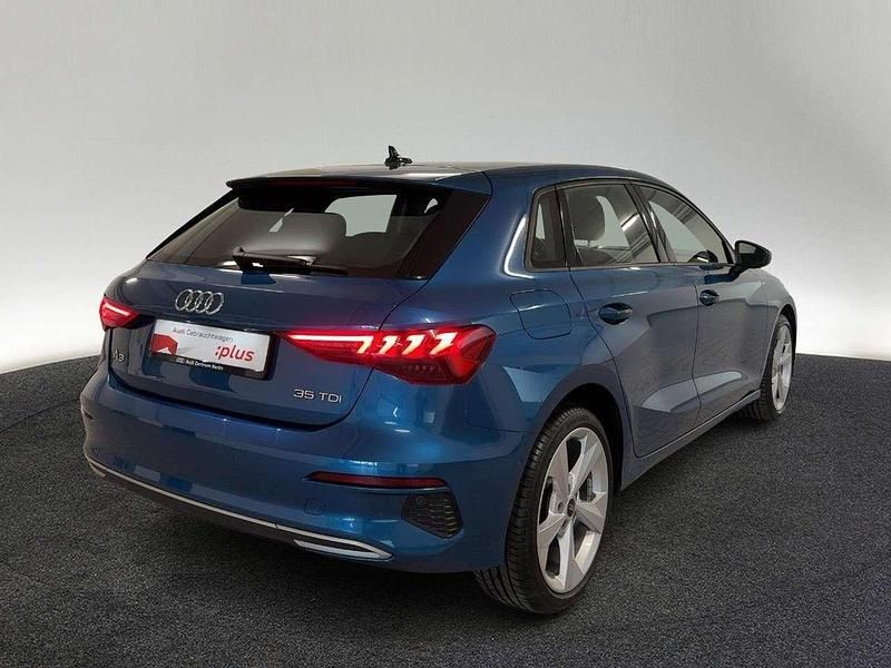 Gebraucht Audi A3 Advanced Plus 150 PS (110 kW) 2022 Atollblau metallic Limousine