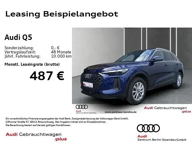 Gebraucht Audi Q5 Ambiente 204 PS (150 kW) 2025 Navarrablau metallic SUV