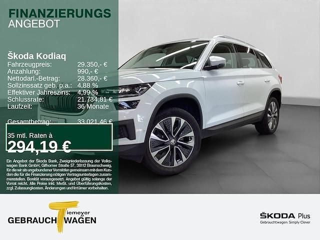 Moonweiß perleffekt Gebraucht 2022 Skoda Kodiaq Ambition SUV | 30.650 € (Guter Preis) - Bild 1/4