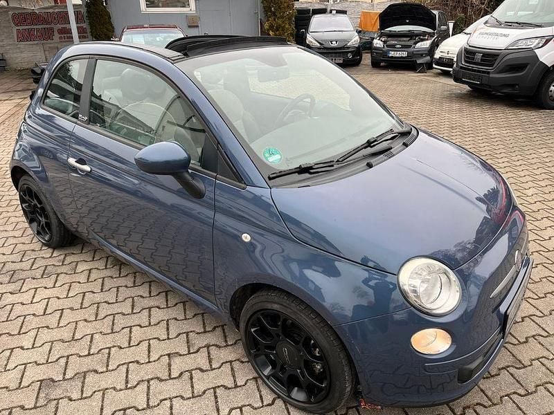 Gebraucht Fiat 500 86 PS (63 kW) 2011 Blau Cabrio