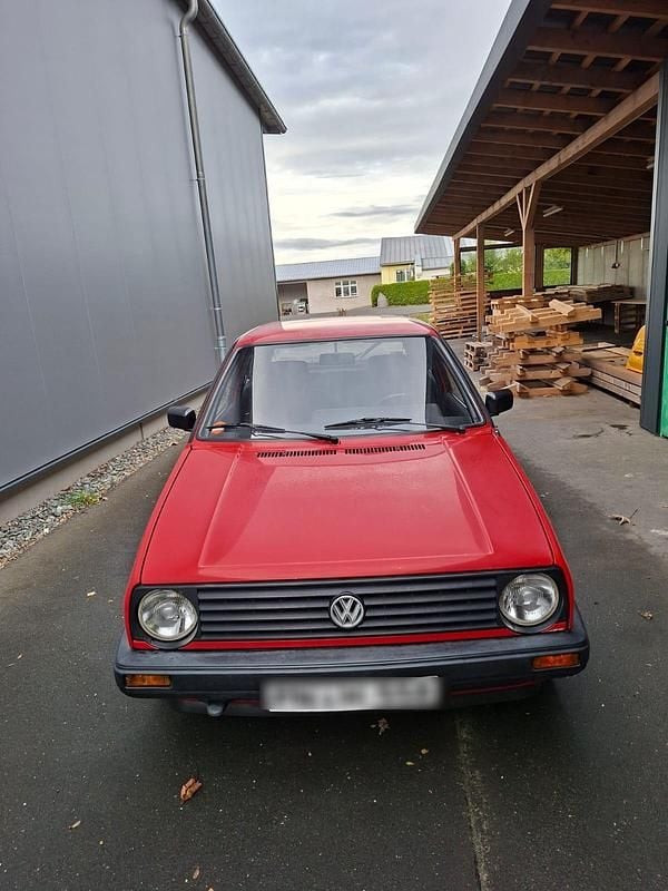 Rot Gebraucht 1991 VW Golf II Limousine | 2.999 € - Bild 1/4