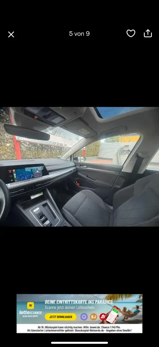 Gebraucht VW Golf VIII Edition 150 PS (110 kW) 2021 Weiß Kleinwagen