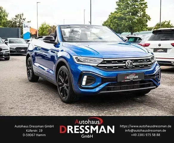 Gebraucht VW T-Roc Cabriolet Beats 150 PS (110 kW) 2022 Blau Cabrio