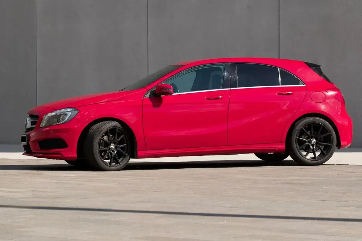 Gebraucht Mercedes A200 AMG line 136 PS (100 kW) 2014 Rot Kleinwagen