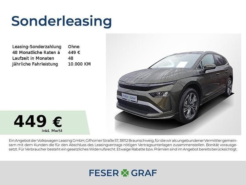 Neu Skoda Enyaq iV 210 kW (286 PS) 2026 Grün SUV