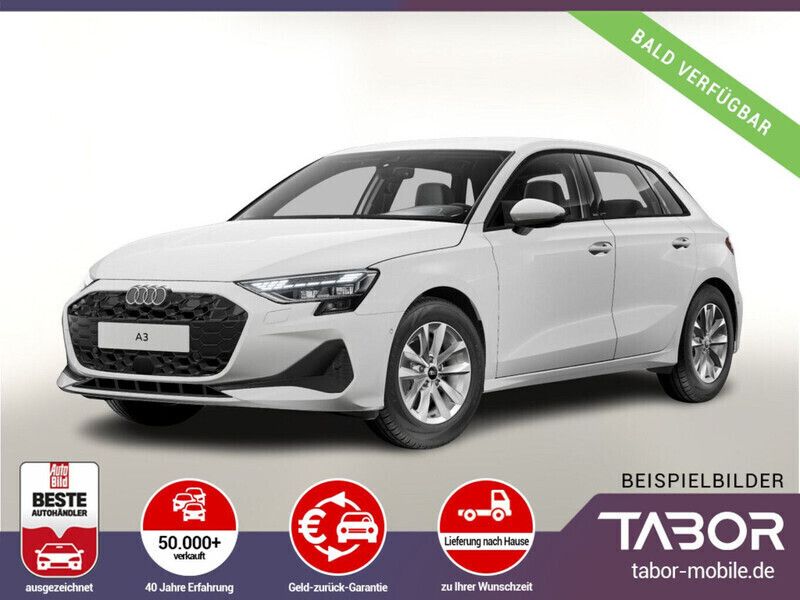 Weiß Neu 2025 Audi A3 Sportback Ambiente Kleinwagen | 33.452 € (Superpreis) - Bild 1/4