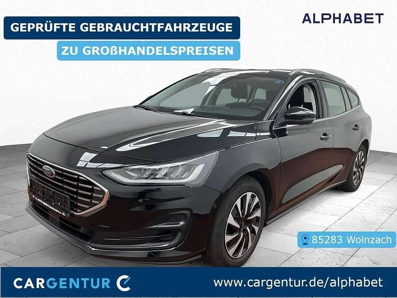 Agate black metallic (metallic) Gebraucht 2022 Ford Focus Titanium Kombi | 15.997 € (Superpreis) - Bild 1/2