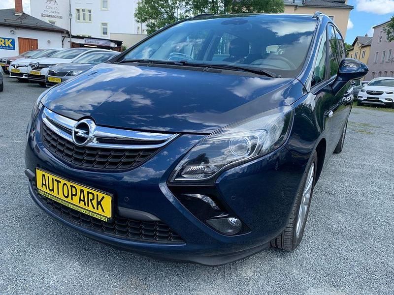 Blau Gebraucht 2012 Opel Zafira Tourer Edition Van / Kleinbus | 7.500 € (Etwas zu teuer) - Bild 1/4