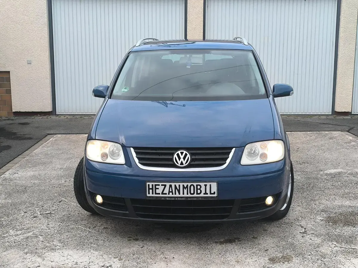 Gebraucht VW Touran 116 PS (85 kW) 2004 Blau Van / Kleinbus
