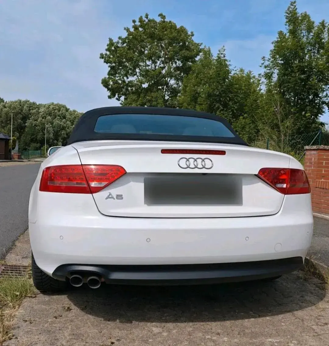 Gebraucht Audi A5 Cabriolet S-Line 170 PS (125 kW) 2011 Weiß Cabrio