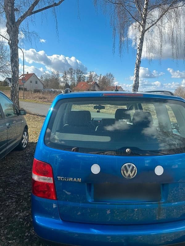 Gebraucht VW Touran 105 PS (77 kW) 2004 Blau Van / Kleinbus