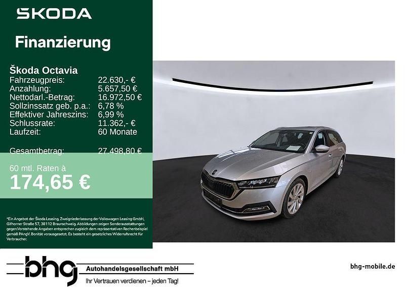 Silber Gebraucht 2021 Skoda Octavia Style Kombi | 22.630 € (Fairer Preis) - Bild 1/4