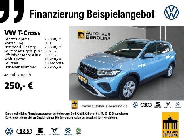 Blau Gebraucht 2024 VW T-Cross IQ Drive SUV | 23.888 € (Fairer Preis) - Bild 1/4
