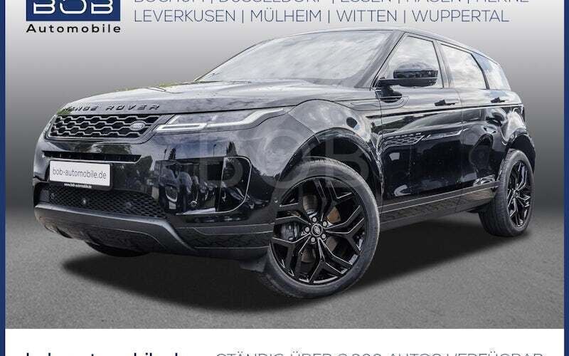 Santorini black (schwarz) (schwarz) Gebraucht 2021 Land Rover Range Rover evoque S SUV | 38.910 € (Fairer Preis) - Bild 1/4