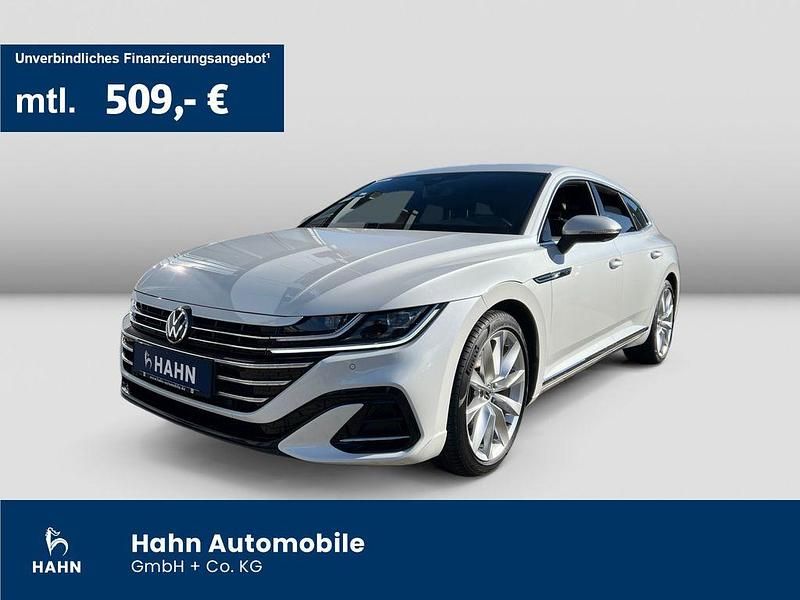 Oryxweiß perlmutteffekt Gebraucht 2022 VW Arteon R-line Kombi | 31.245 € (Fairer Preis) - Bild 1/3