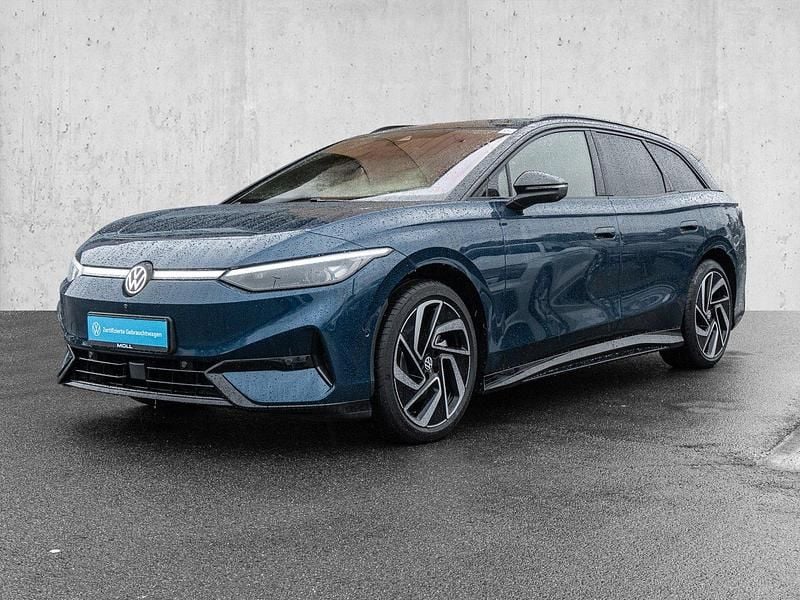 Gebraucht VW ID.7 Pro 210 kW (286 PS) 2025 Aquamarinblau schwarz (metallic) Kombi