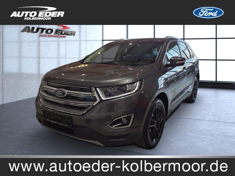 Grau Gebraucht 2018 Ford Edge Titanium SUV | 21.390 € (Guter Preis) - Bild 1/4