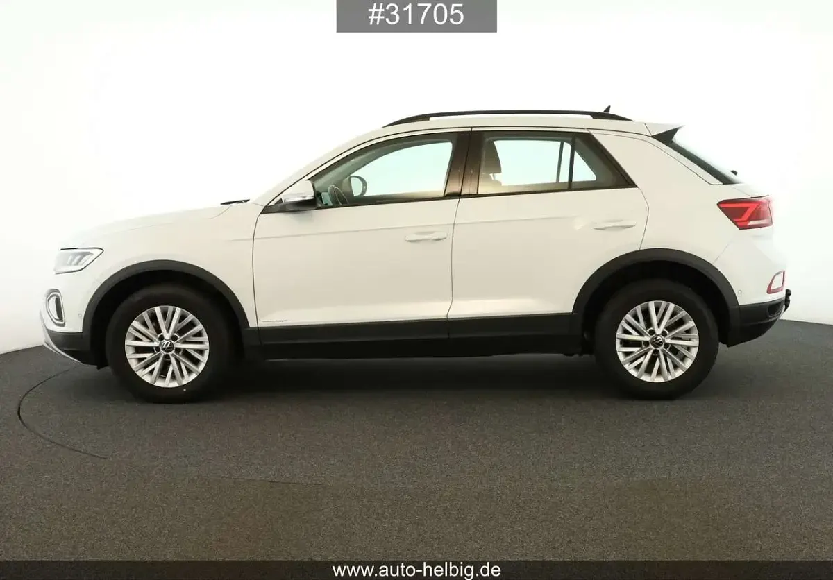 Gebraucht VW T-Roc Life 150 PS (110 kW) 2023 Weiß SUV