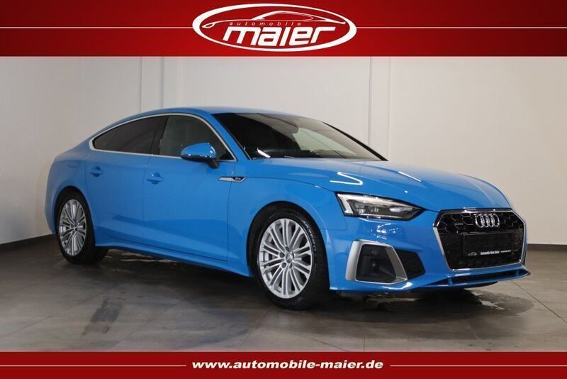 Turboblau Gebraucht 2020 Audi A5 S-Line Coupé | 29.800 € (Superpreis) - Bild 1/4
