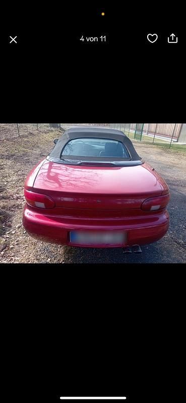 Gebraucht Chrysler Sebring Cabriolet 135 PS (99 kW) 1997 Rot Cabrio