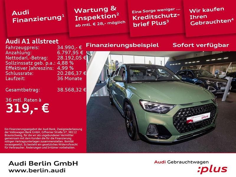 Distriktgrün metallic Gebraucht 2025 Audi A1 Sport Limousine | 34.990 € (Teuer) - Bild 1/3