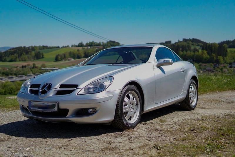 Gebraucht Mercedes SLK200 163 PS (119 kW) 2005 Silber Cabrio