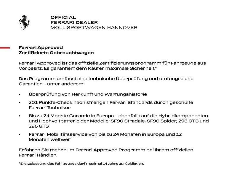 Gebraucht Ferrari F8 721 PS (530 kW) 2022 Rosso corsa Cabrio