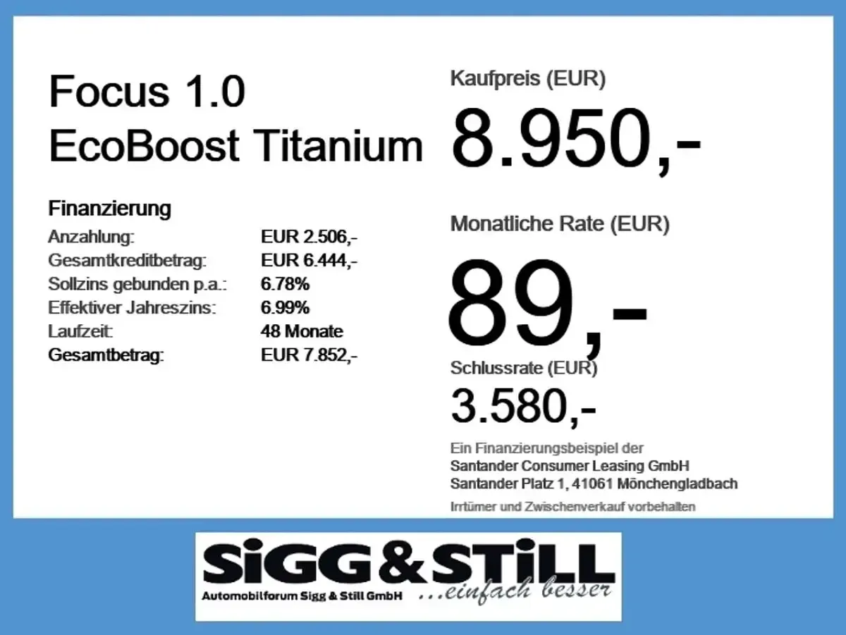 Gebraucht Ford Focus Titanium 125 PS (91 kW) 2018 Indicblau metallic Limousine