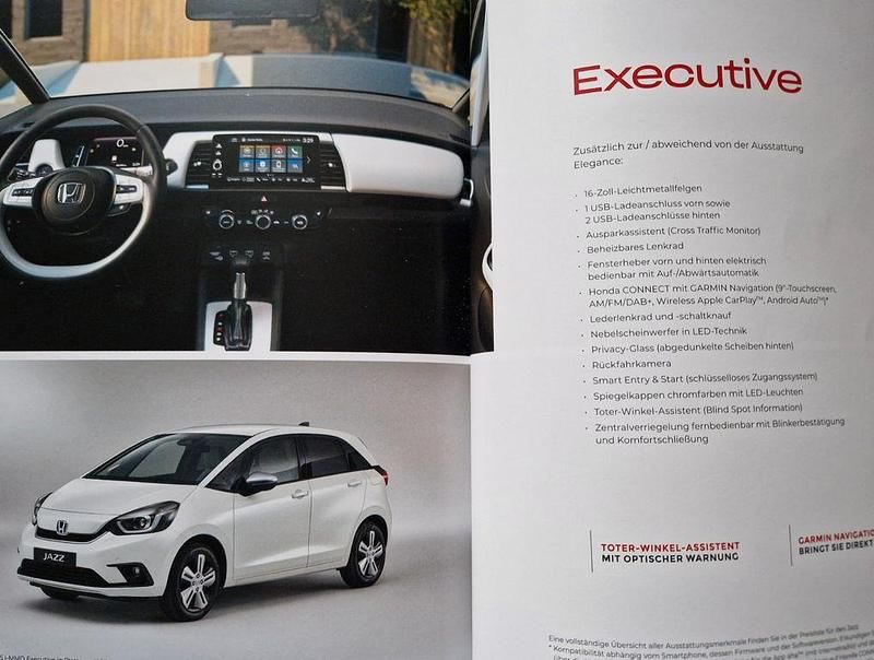 Gebraucht Honda Jazz Executive 109 PS (80 kW) 2020 Weiß Kleinwagen