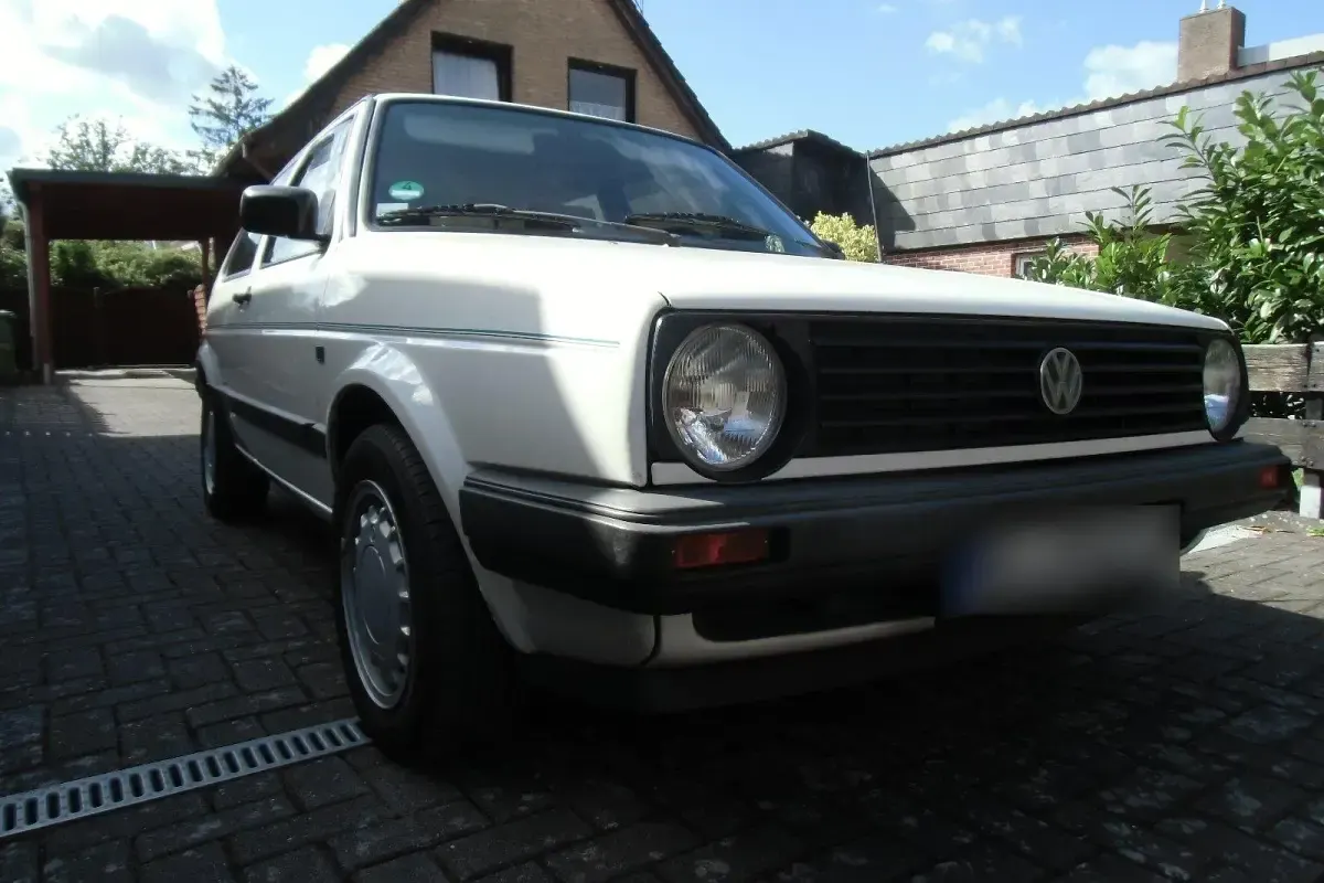 Gebraucht VW Golf II 72 PS (52 kW) 1989 Weiß Kleinwagen