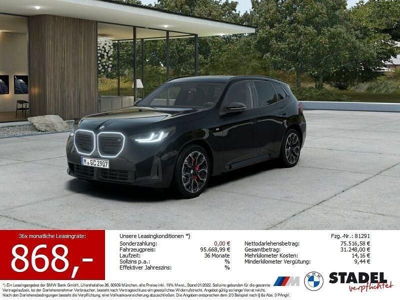 Neu BMW X3 Performance 381 PS (280 kW) 2026 Schwarz SUV