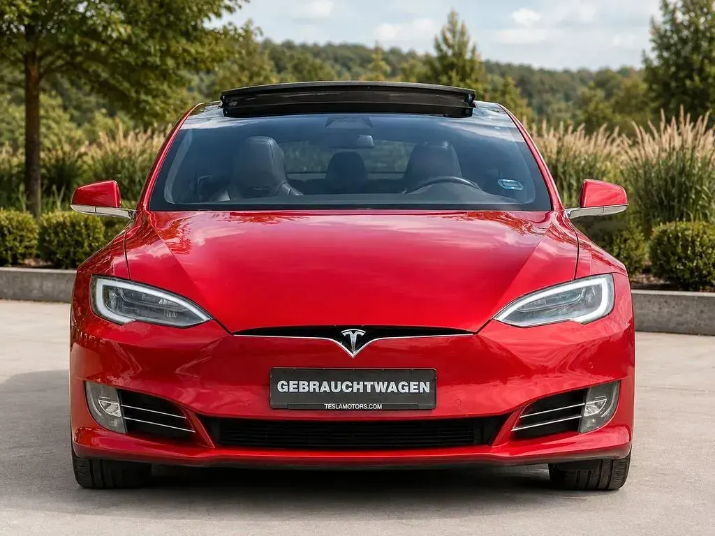 Gebraucht Tesla Model S 284 kW (387 PS) 2017 Rot Kleinwagen